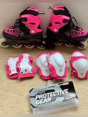 Bladerunner Junior Inline Skates with Matching Protective Gear